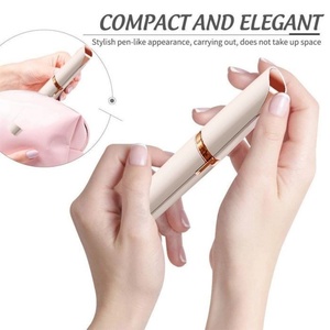 Usb Recharging Brows Hair Eyebrow Trimmer Portable Makeup Painless Eye Brow <b>Epilator</b> Shaver Eyebrows Remover Pen - Product Image 3