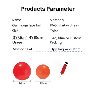 Yoga Training Soft PVC 10cm Rehab Ball for All Fitness <strong>Levels</strong> for Gym Exercise - Product Image 4