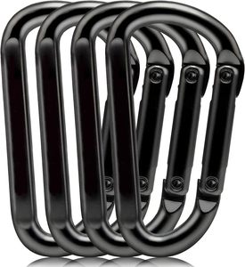 Chất lượng cao nặng nhiệm vụ nhỏ <span class=keywords><strong>Carabiner</strong></span> móc nhà máy bán buôn cắm trại Phụ kiện đi bộ đường dài móc khóa võng - Product Image 1