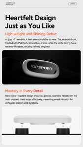 ใหม่ iGPSPORT <span class=keywords><strong>Chichi</strong></span> อัตราการเต้นของหัวใจ HR50เข็มขัดคาดอกสำหรับปั่นจักรยานเสือหมอบกีฬากลางแจ้งการวิ่งอัตราการเต้นของหัวใจ - Product Image 3
