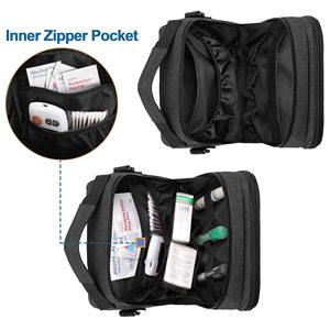 Insulated Cooler Bag for Medicine and Emergency Use Diabetic Bag with Supplies Storage Pockets - Product Image 2