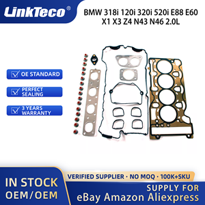 Kit de juntas de reacondicionamiento de motor Linkteco, juego completo de juntas para <span class=keywords><strong>BMW</strong></span> 318i 120i 320i <span class=keywords><strong>520i</strong></span> E88 E60 X1 X3 Z4 N43 N46 2.0L 2005-2012 - Product Image 4