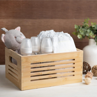 Caisses en bois de paulownia faites à la main, boîtes de rangement en bois brut pour l'organisation de la maison, la cuisine, la salle de bain, l'affichage en magasin