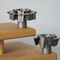 Alat Pengolah Kayu Large Row Moulder, Pisau Helical Cutter Head, Planer Shaft Insert Knife, Spindle Tenon Cutter