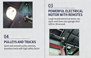 Porte de <span class=keywords><strong>garage</strong></span> 9x8 Portes de <span class=keywords><strong>garage</strong></span> en verre Taille, couleur et matériau personnalisables Porte de <span class=keywords><strong>garage</strong></span> Portes de <span class=keywords><strong>garage</strong></span> Fabriquées en Chine - Product Image 5