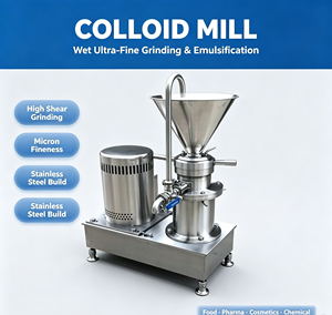Equipo Profesional para el Procesamiento de Mantequilla de Frutos Secos, Molino Coloidal para <span class=keywords><strong>Crema</strong></span> de Anacardos y Pistachos - Product Image 4