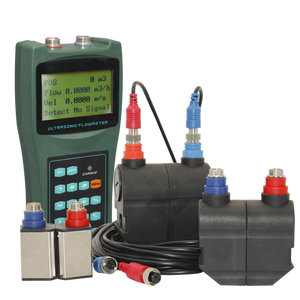 クランプオンハンドヘルド超音波センサー上下水道流量計液体超音波流量計 - Product Image 4