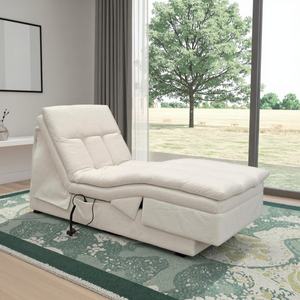 Nouveau mobilier moderne et confortable en tissu pour le salon canapé-lit électrique pour le salon canapé-lit simple - Product Image 1