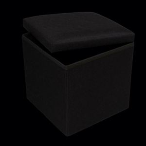 Modern Stool Living Room Furniture <b>Storage</b> Box Fabric Stainless Steel Bamboo Highest Quality Sample Available Stools Counter - Product Image 2