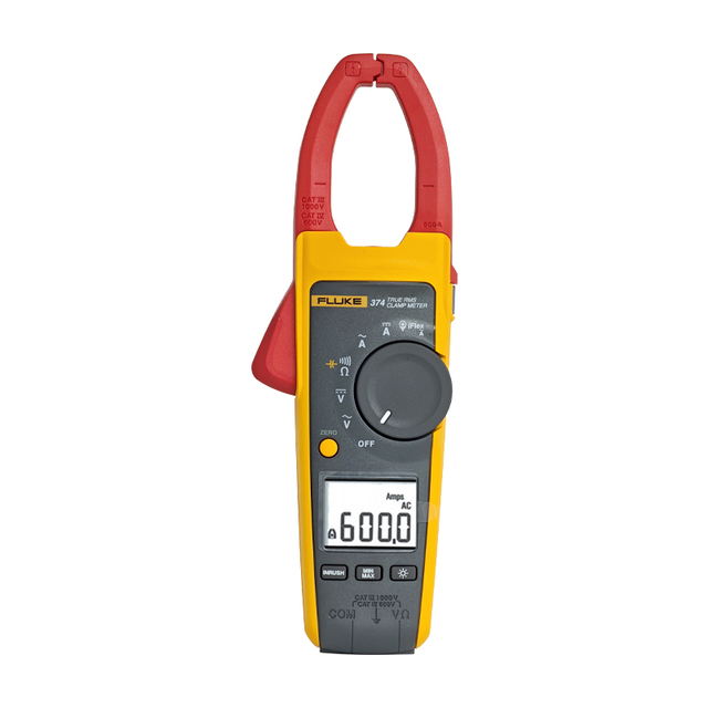 Fluke 374 True RMS AC/DC Clamp Meter 600A 1000V Professional Industrial Electrical Tester