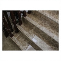 Escaliers en marbre Emperador Light bon marché, pierre naturelle d'intérieur, écologique, durable