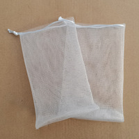Filet de lavage facial en maille solide, style savon en barre, blanc, recyclable, 9*15cm, directement de l'usine