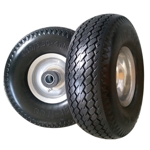 <span class=keywords><strong>10</strong></span> "4.<span class=keywords><strong>10</strong></span>/3.50-4 PU Espuma Prova Flat Livre Solid Wheelbarrow Pneu e Rodas - Product Image 1