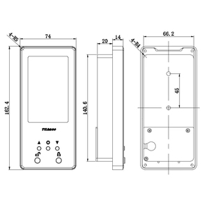Khóa cửa thông minh kiểu Châu Âu, khóa điện tử an toàn với tính năng gọi video từ xa & nhận dạng vân tay, chống trộm an toàn. - Product Image 4