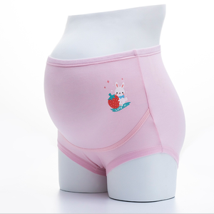 Culottes <span class=keywords><strong>de</strong></span> maternité ajustables bon marché pour femmes grandes tailles, coupe haute, en coton, sous le ventre, soutien du ventre, culottes <span class=keywords><strong>de</strong></span> maternité - Product Image 4