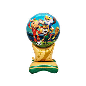 Globos de Aluminio con Forma de Animales (Vaca, Águila, Leopardo) para Fiestas Temáticas de Fútbol - Product Image 4