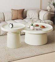 Table d'appoint ronde en bois massif moderne et luxueuse en métal, fer durable, café ou thé d'art pour le salon, meubles de maison