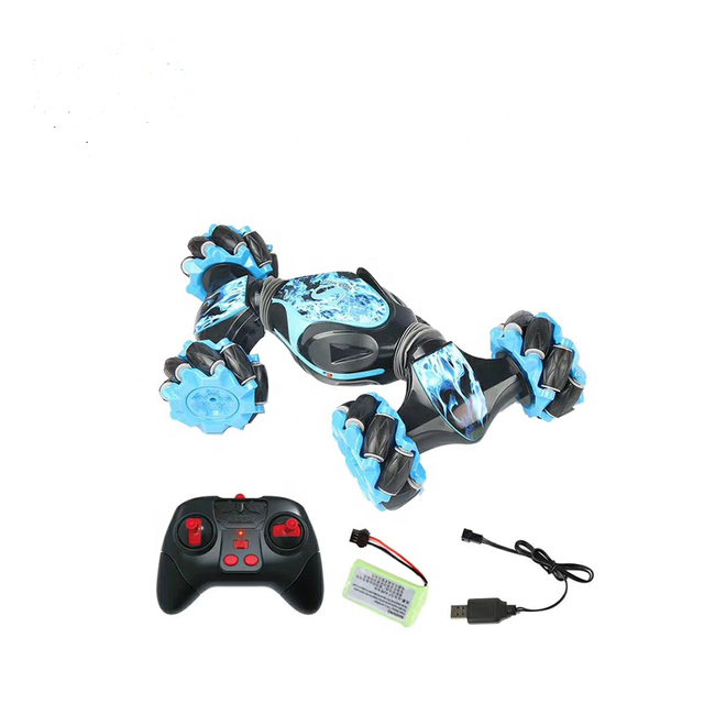 KSF Four-Wheel Drive 360 Degree Rotation Dance RC Climbing Twisting Deforming Remote Control Stunt Car-Plastic Indoor/Outdoor