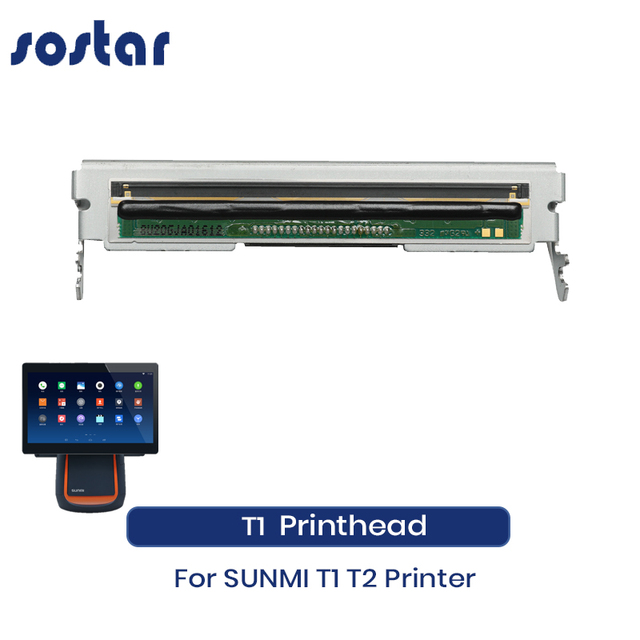 Original Printer Head for Sunmi T1 T2 Cash Register POS Printer Printhead 203dpi Print Head Use for SUMI Label Printer