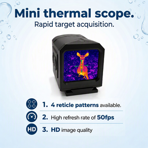 Mini caméra thermique 256x192 avec zoom 1-2-4X, étanche et antichoc, en aluminium léger pour la chasse et l'utilisation en extérieur MLT-213X Inf - Product Image 1