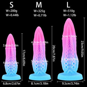 Plug Anale a Forma di Dildo in Silicone, 100% Impermeabile, Masturbatore Rettale, Giocattolo Sessuale per Adulti - Product Image 4