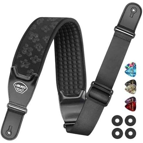 Black Floral Embossed