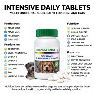 Comprimés à mâcher pour animaux de compagnie Chiens Chats Soutien multiple à la santé Probiotiques Vitamines Minéraux Service OEM Marque Privée - Product Image 4