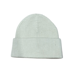 Machine à tricoter de fil de laine lisse du Vietnam unisexe mode couleur logo chapeau de laine taille personnalisée - Product Image 1