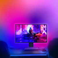 Expérience immersive sur PC : Kit d'éclairage d'ambiance LED intelligent et synchronisé avec la musique, à couleurs variables, pour jeux vidéo
