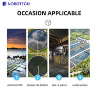 Analyseur en ligne de la qualité de l'eau multiparamètres à écran couleur NOBOTECH PH TDS ORP EC DO CL Turbidité OEM