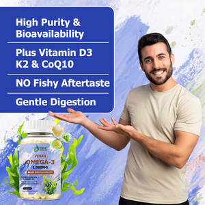 Gélules d'Oméga 3 Vaginales à Absorption Optimale, Directement de l'Usine, Riches en Matières Grasses, Haute Pureté, Biodisponibilité Élevée, Favorisent l'Humeur, la Fonction Cérébrale et l'Aînement Sain - Product Image 3