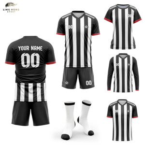 Fabricante de Camisetas de Fútbol, Personalización en Línea para Adultos, Diseño Gratuito, Totalmente Personalizado, Impreso, Verano, Corto, Transpirable, Secado Rápido - Product Image 1