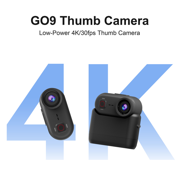 Mini Thumb Sized 4K Action Camera Ultra Light 43g Hat Clip POV Magnetic Mount Waterproof 3D Noise Reduction Wearable Cameras