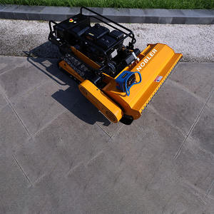 Draadloze op afstand bestuurbare multifunctionele all-terrain tank grasmaaier met rubberen rupsbanden, industriële kwaliteit, verstelbare hoogte - Product Image 5