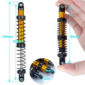 1 adet Metal yağ amortisör damperi 70/80/90/100/110/120mm eksenel SCX10 için 90046 TRX-4 TRX-6 1/10 <span class=keywords><strong>RC</strong></span> paletli araba parçaları - Product Image 4