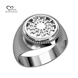 925 الفضة الاسترليني مخصص 3D تصميم العفن خاتم signet