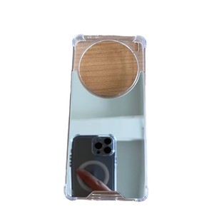 Ốp điện thoại hai trong một S16 gương trong suốt Vivo x100pro Ốp điện thoại bốn góc chống rơi vật liệu TPU mô hình kẹp điện thoại di động số - Product Image 5