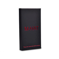 Boîte en carton noire pour téléphone portable, emballage, coffret