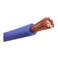 Cables de Alimentación 100% OFC de Fábrica OEM, Cable de Tierra para Amplificador de Audio para Automóvil de Calibre 0, Cable Trenzado de un Solo Núcleo con Aislamiento de PVC, Longitud Personalizada