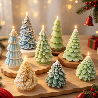 J10-606 Benutzerdefinierte Logo-Weihnachts-Silikonform Fabrik 3D Weihnachtsbaum Schneemann Formen für Handgemachte Seife Kerzen Harz Schlüsselanhänger