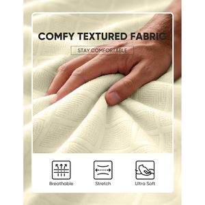 Ensemble de shorts et polo jacquard 2 pièces pour homme FOXA, fermeture éclair quart de tour, respirant, tricoté, tenue de plage - Product Image 5