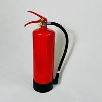 Système d'extinction d'incendie portable HOWDY Office Home Safety avec valve plaquée rouge, extincteur ABC BC pour la lutte contre les incendies