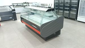 Vitrine Réfrigérée Économique pour <span class=keywords><strong>Boucherie</strong></span>, Température Unique Réglable, 2 Portes en Verre Courbé, Dégivrage Automatique Direct - Product Image 2