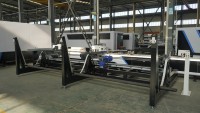 Machine de découpe laser de tubes entièrement automatique à alimentation automatique, découpeuse de tubes laser à fibre CNC