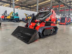 1ton 1000kg phía trước Trung Quốc Skid chỉ đạo Dingo đứng trên file đính kèm mini Crawler Skid chỉ đạo Bộ nạp với theo dõi - Product Image 4