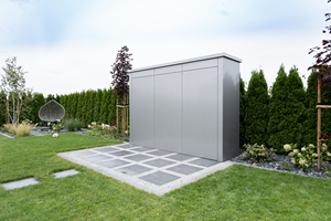 Cuisine extérieure de villa moderne personnalisable, construction en acier inoxydable, <span class=keywords><strong>porte</strong></span> en aluminium résistante aux intempéries, design modulaire - Product Image 2