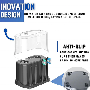<span class=keywords><strong>Brosse</strong></span> à dents électrique Sonic <span class=keywords><strong>avec</strong></span> irrigateur buccal 4 modes de nettoyage IPX7, 2000mAh 600ml pour <span class=keywords><strong>brosse</strong></span> à dents de voyage en famille - Product Image 4
