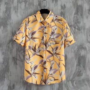 Camisa Hawaiana Personalizada de Moda Casual para Hombre, Camisa de Playa de Manga Corta con Estampado Moderno para Parejas - Product Image 2