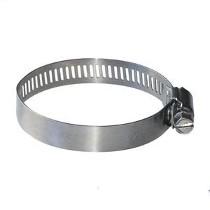 Acier inoxydable de collier de serrage à vis sans fin de qualité industrielle 12mm/16mm/19mm/25mm anticorrosion pour l'acier galvanisé de machines lourdes - Product Image 2