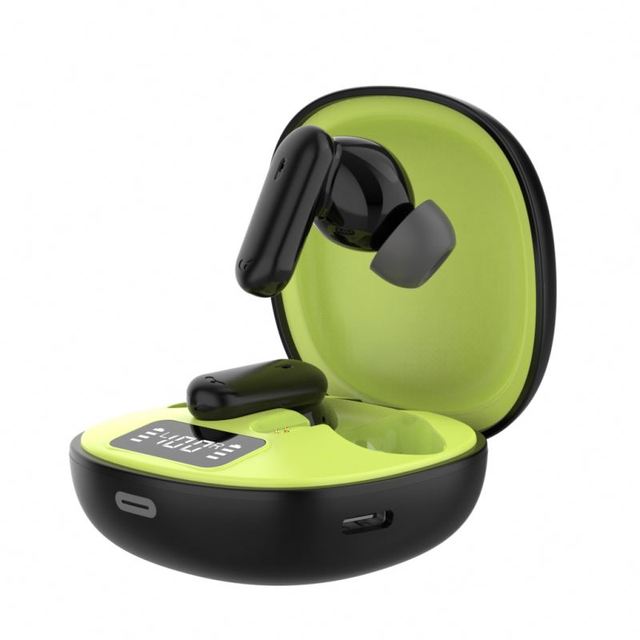 4MIC ANC Active Noise Cancelling TWS Earbuds Battery Digital Display Bass Hi-Fi Stereo Big Battery In-ear TWS Wireless Earphones